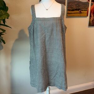 a new day Black and White Gingham Mini Dress